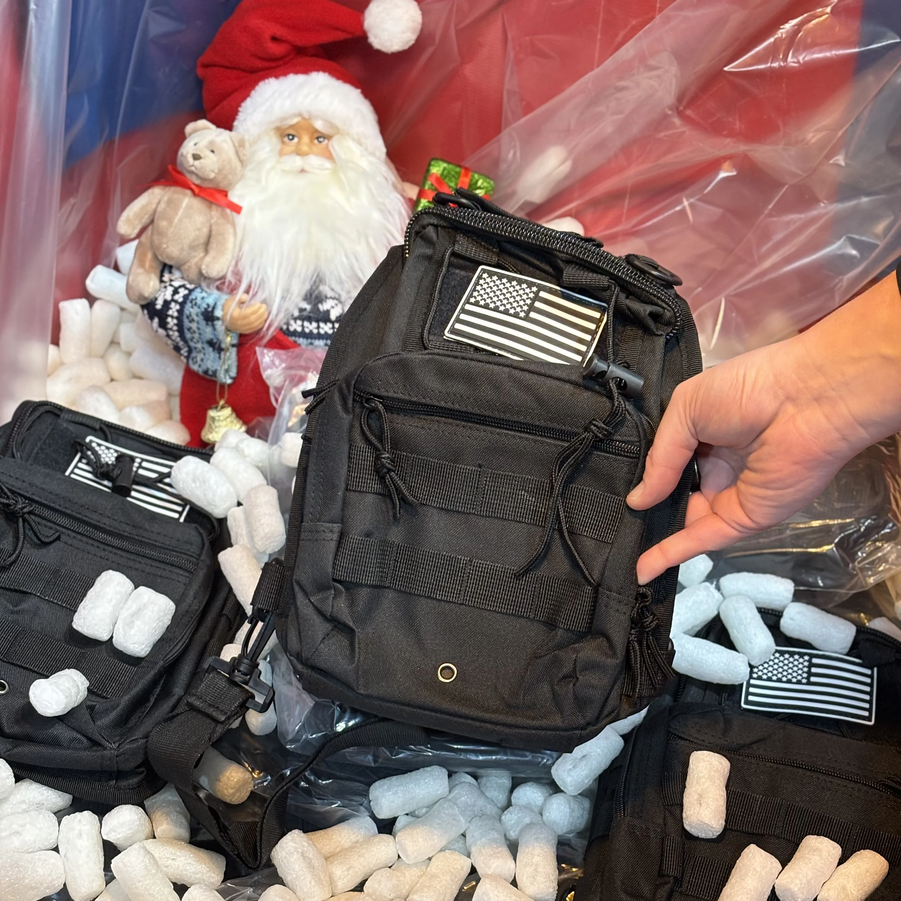 Tactical Shoulder Bag close up
